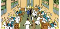 Les Sept Boules de cristal © Hergé - Moulinsart 2020 Distinguer sorcellerie et science ?